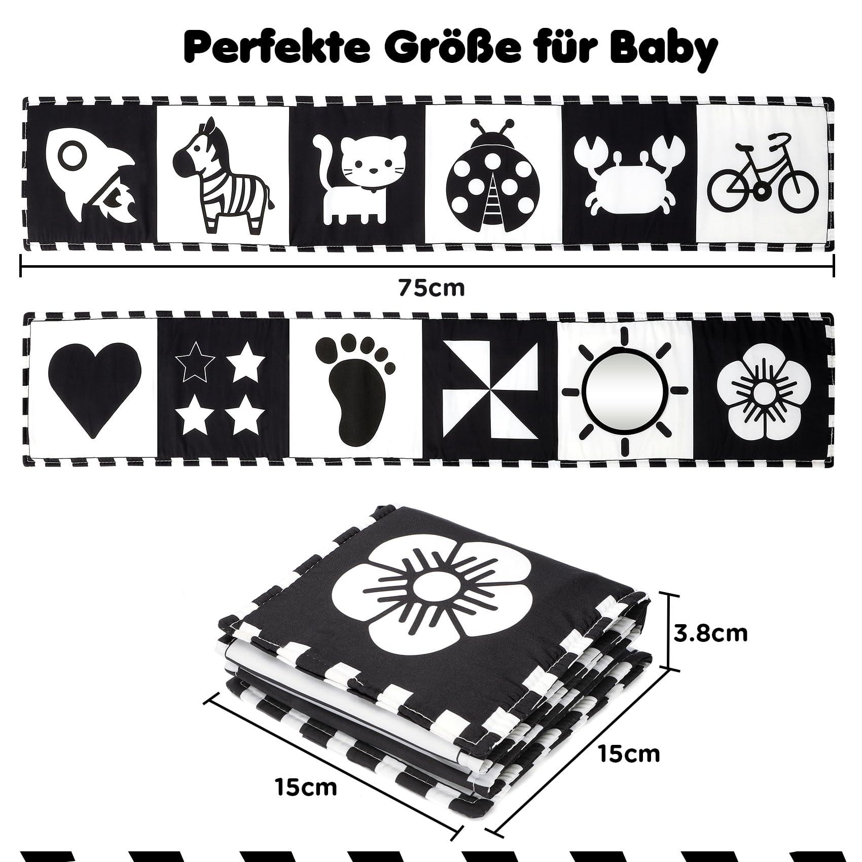 Activity-board Babybuch Kontrast-Bilderbuch- Kontrast-Babyspielzeug