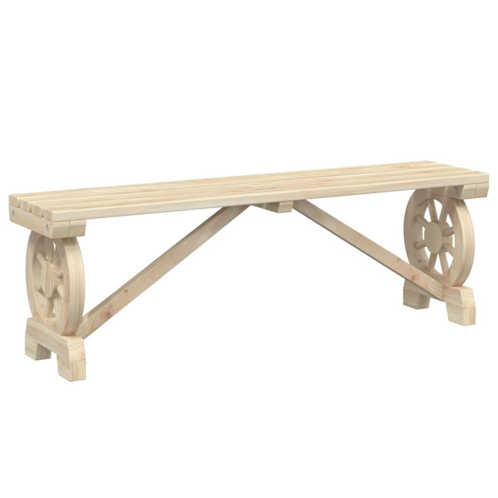 VidaXL Gartenbank holz