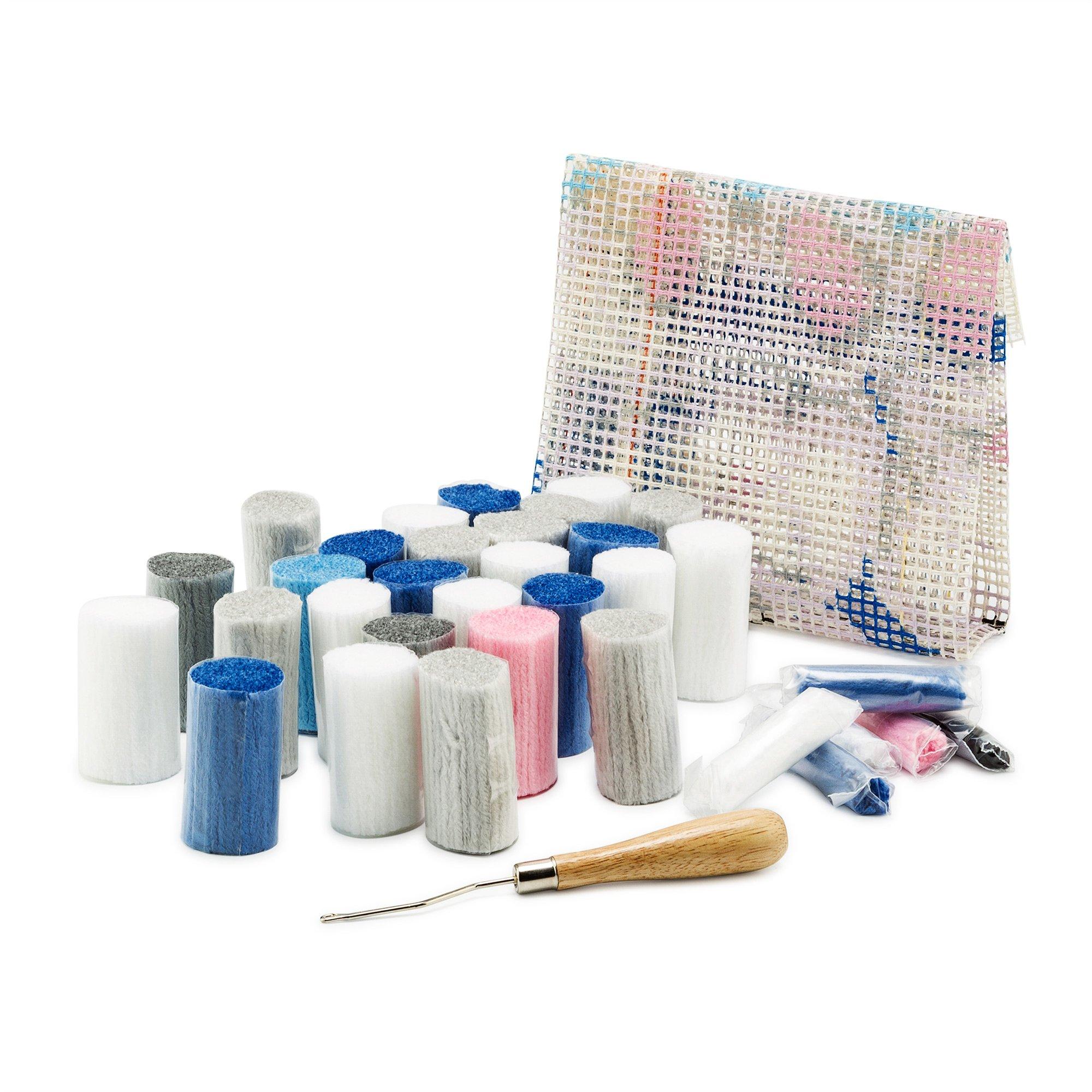 Vervaco Knüpfkissen Kit Eisbear, 40x40 cm