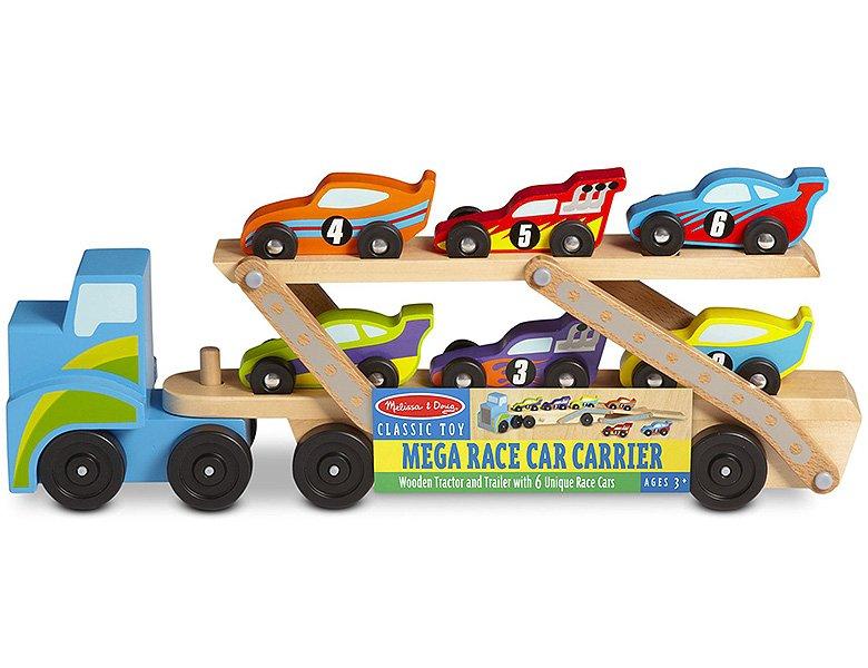 Melissa & Doug Mega-Rennwagenlaster