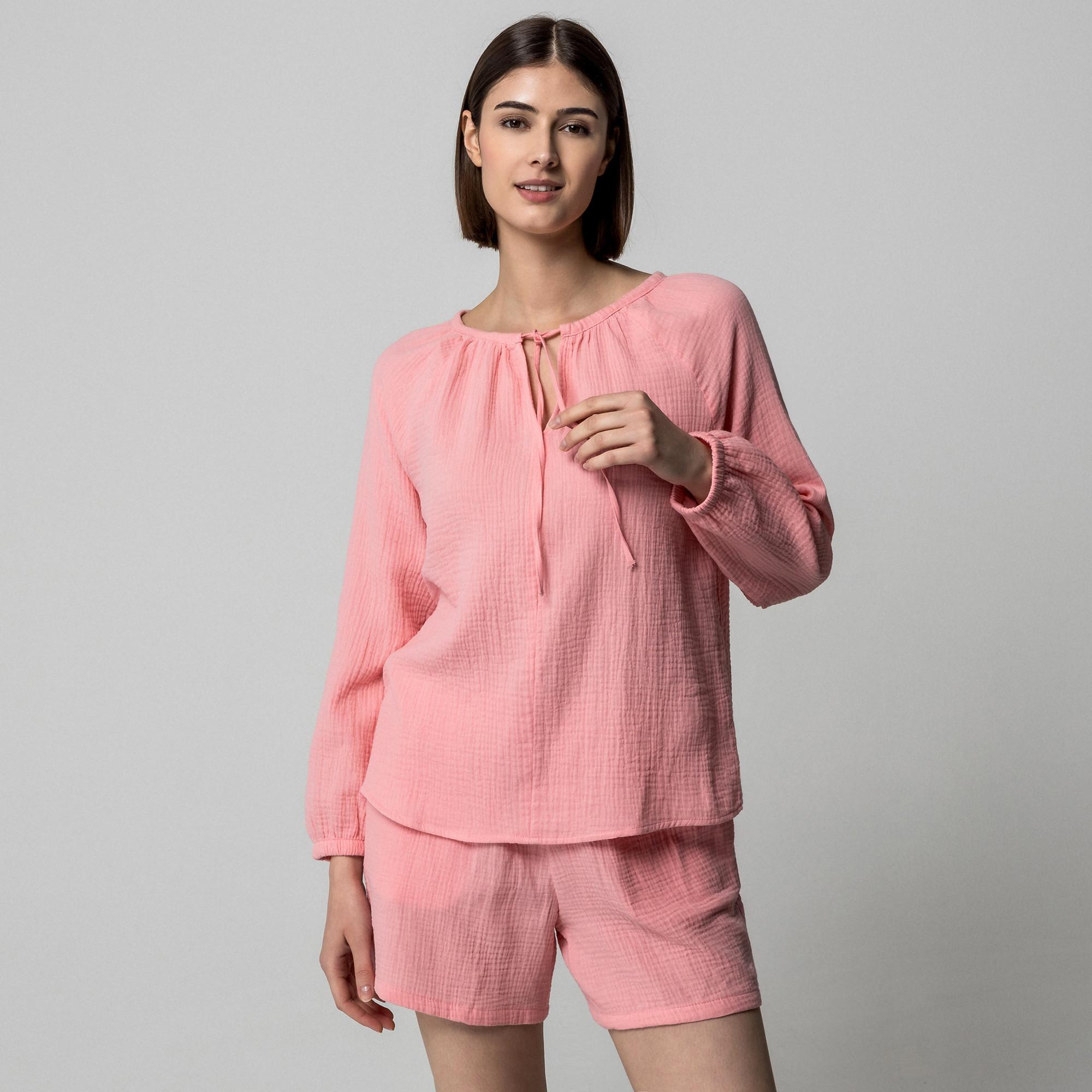 Manor Woman Langarm Bluse mit Bindedetail