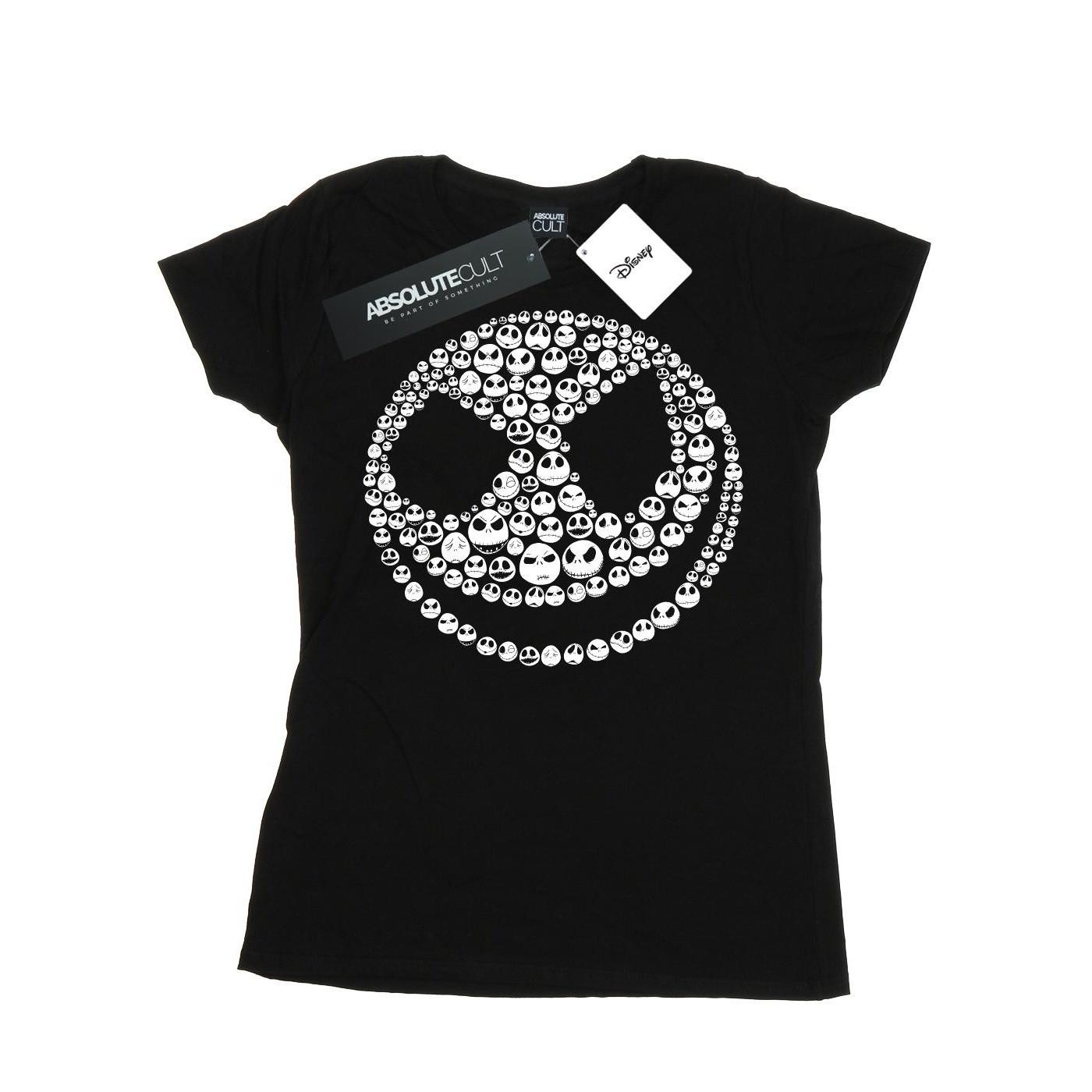 Disney Nightmare Before Christmas Jack Skellington Faces T-Shirt