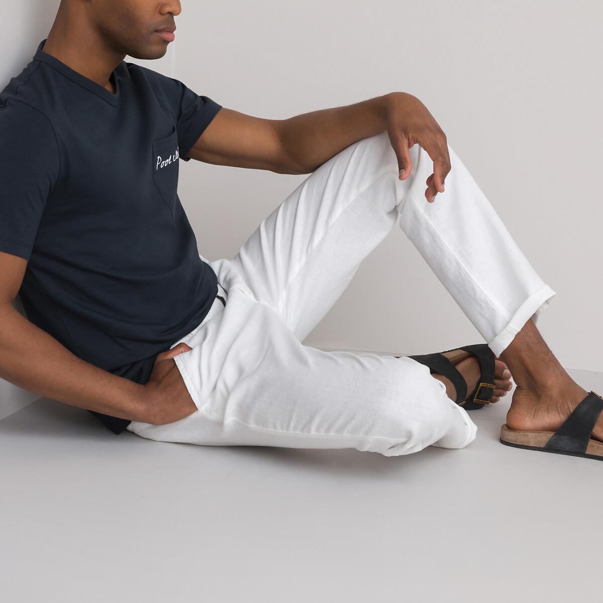 La Redoute Collections Leinen Straight Leg Hose