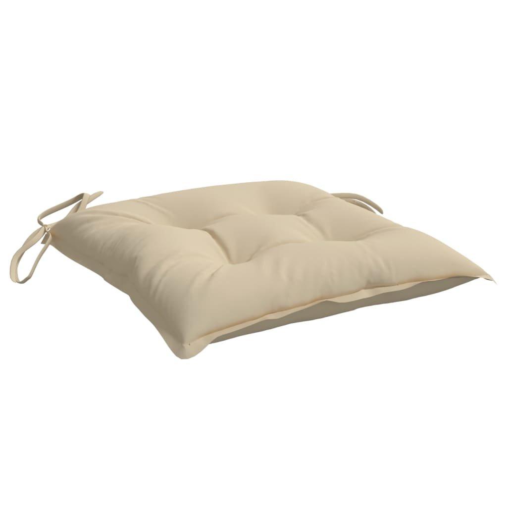 VidaXL Stuhlkissen 4 Stk. 40x40x7 cm Stoff
