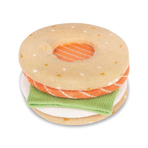 EatMySocks Salmon Bagel Socken