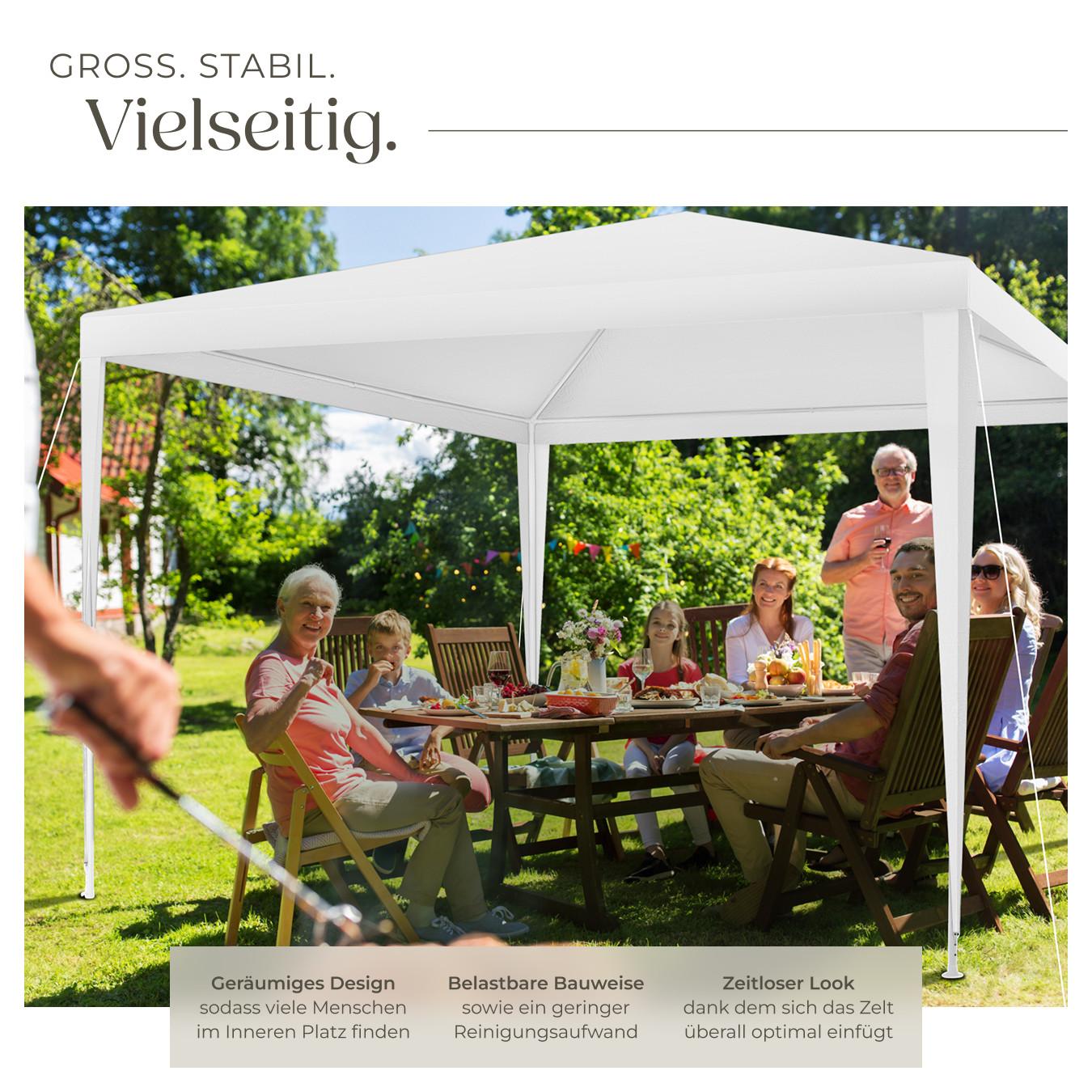 Tectake Pavillon mit UV-Schutz