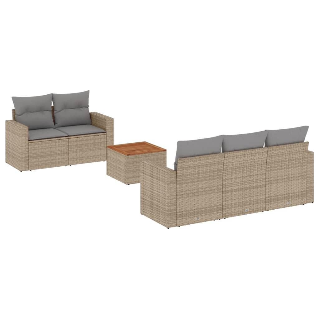VidaXL Garten sofagarnitur poly-rattan
