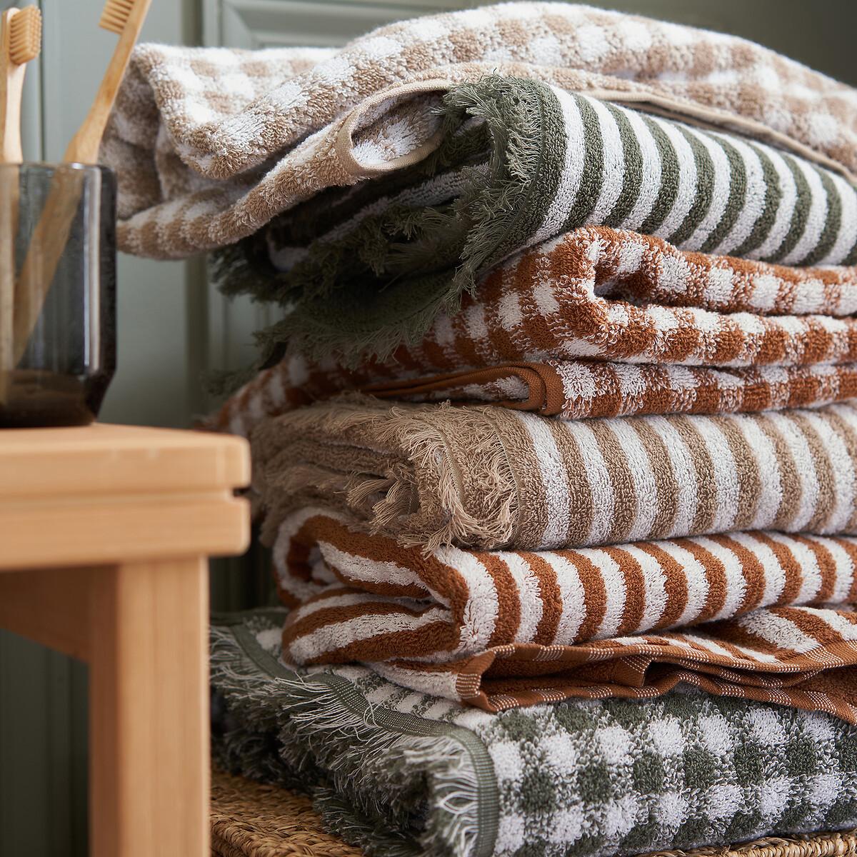 La Redoute Intérieurs Maxi-Badetuch Dinan mit Vichy-Karo