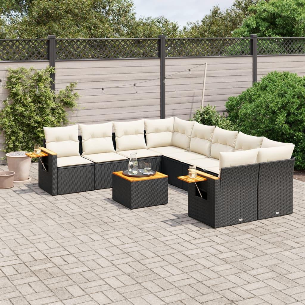 VidaXL Garten sofagarnitur poly-rattan