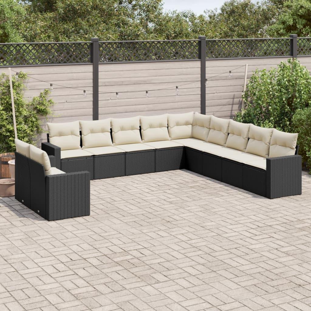 VidaXL Garten sofagarnitur poly-rattan