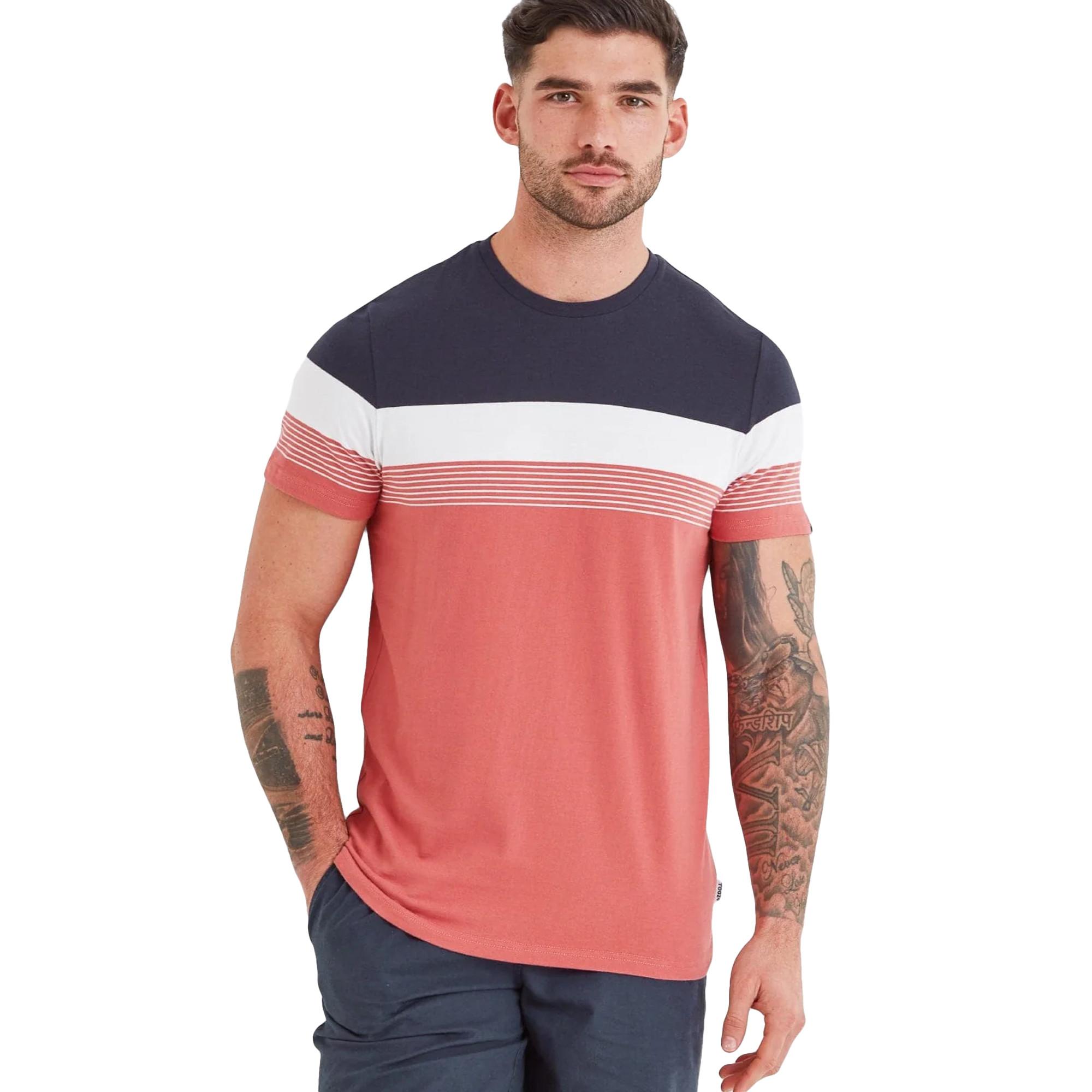 Tog24 Farndon Gestreiftes Regular Fit T-Shirt