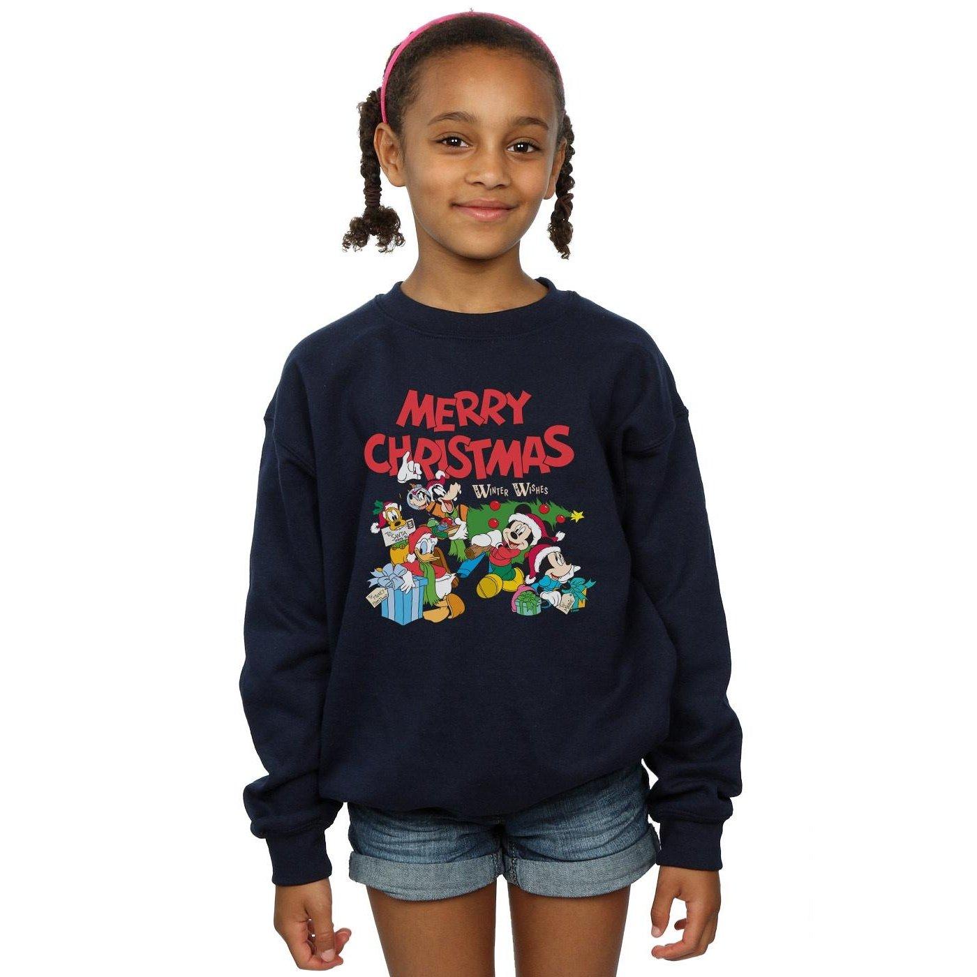 Disney Mickey Mouse And FriendsWinter Wishes Sweatshirt