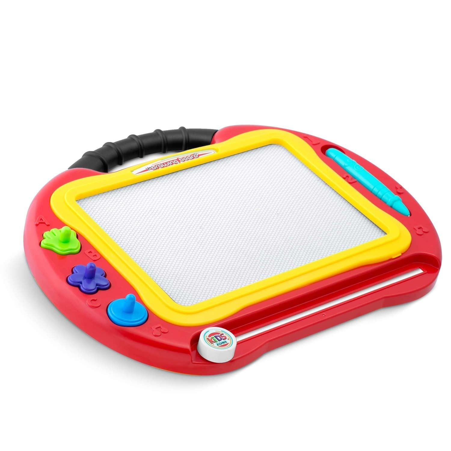 B2X Zeichentisch mit Tafel für Kinder - Ricokids (rot)