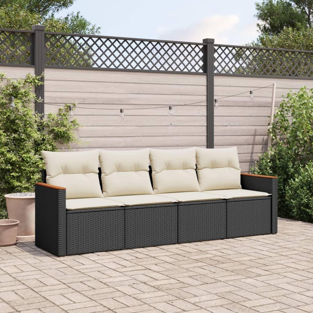 VidaXL Garten sofagarnitur poly-rattan