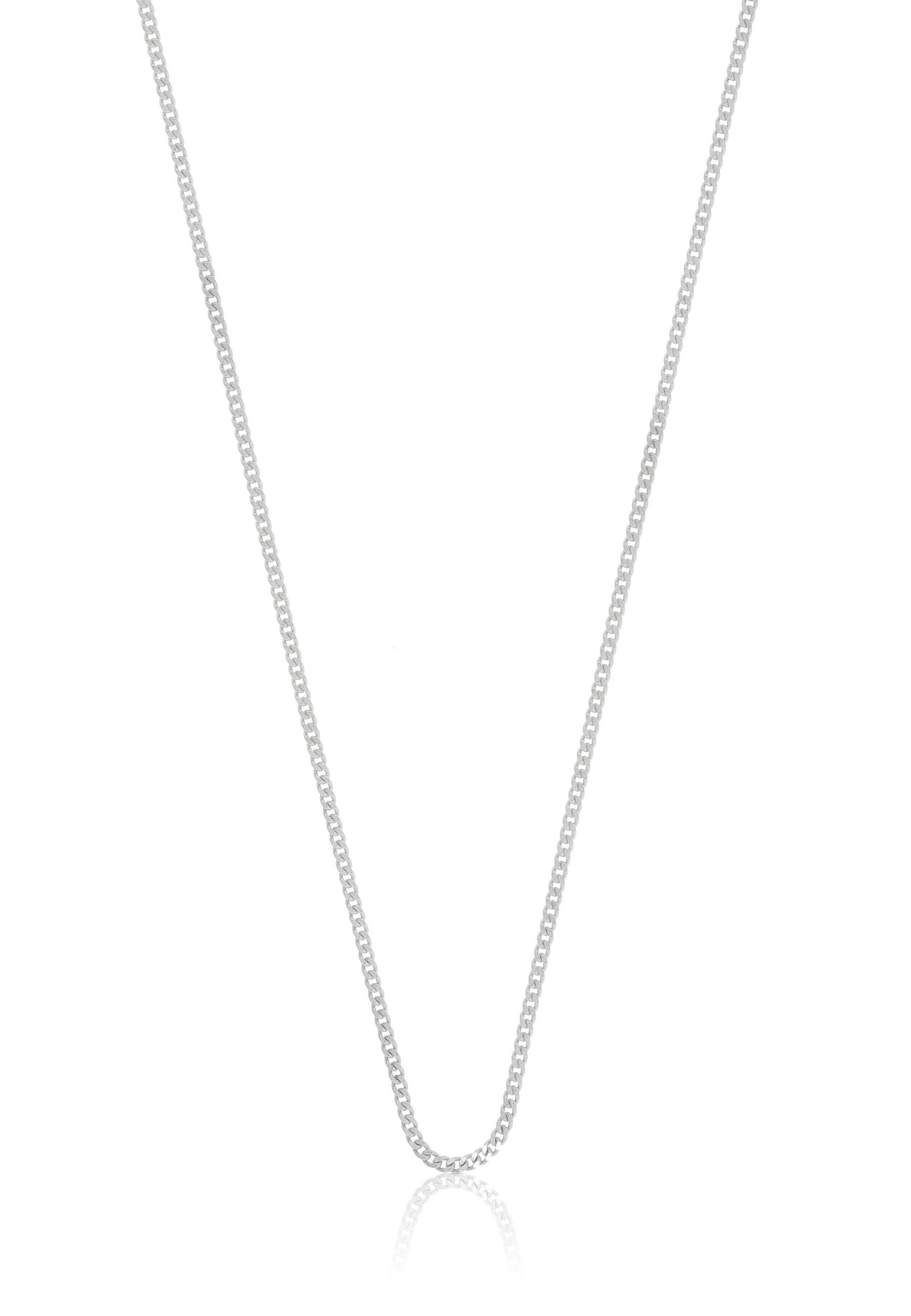 MUAU Schmuck Collier Panzer Weissgold 750, 1.2mm, 40cm