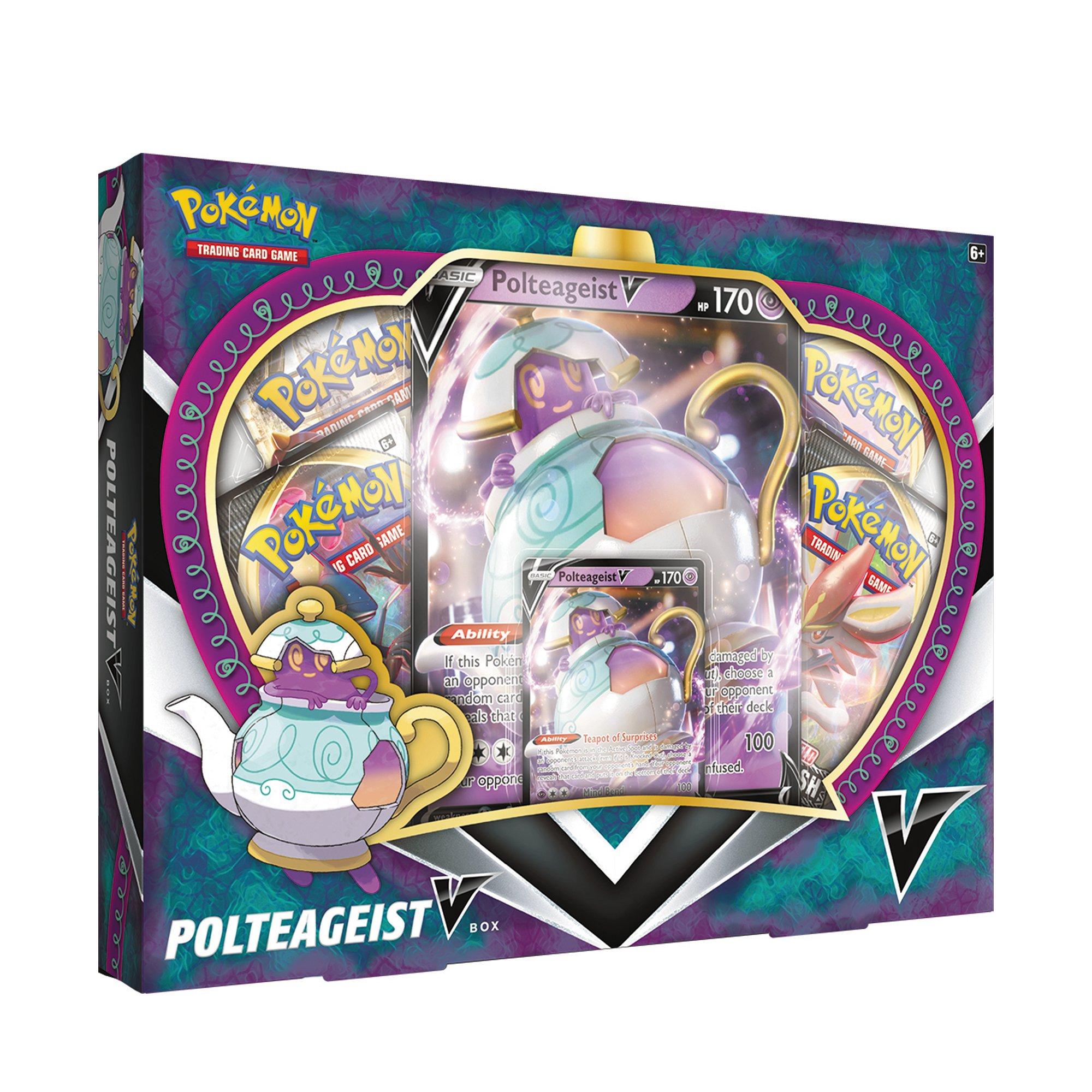 Pokémon Sword & Shield Rebel Clash Polteageist V Collection Box