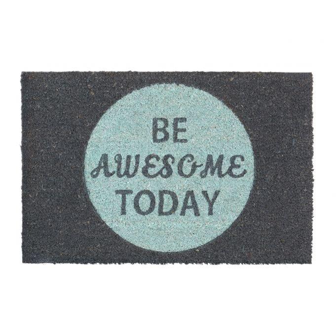 B2X Fußmatte Kokosfaser „Be awesome today“