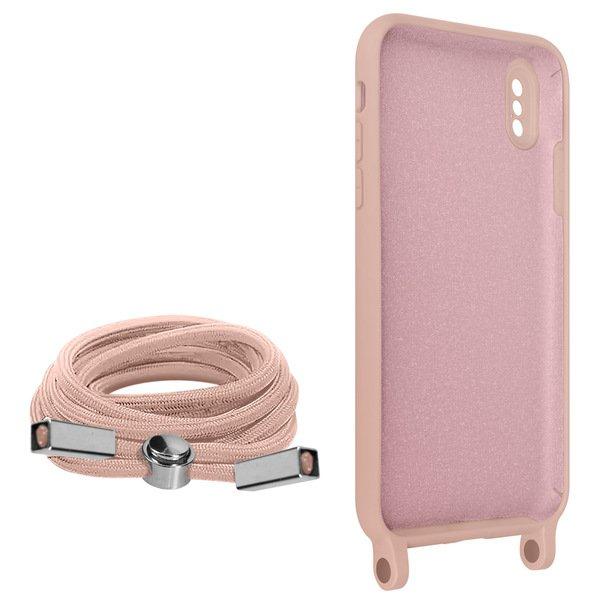 Avizar Kettenhülle iPhone X / XS Zartrosa