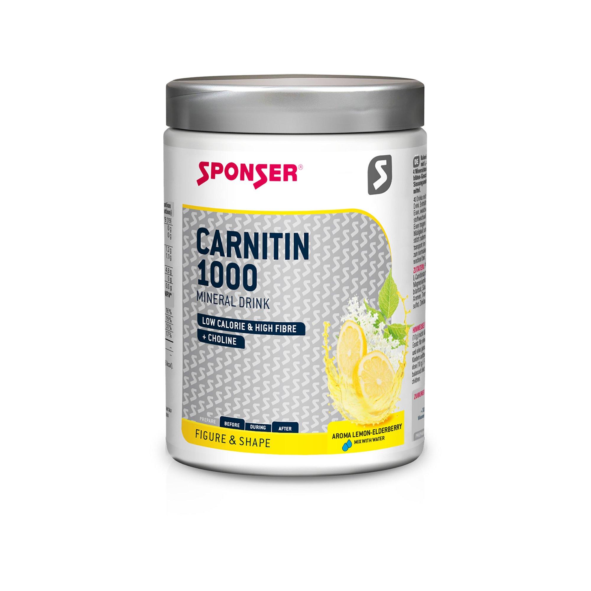 SPONSER Mineraldrink Zitrone Holunder Power Getränk