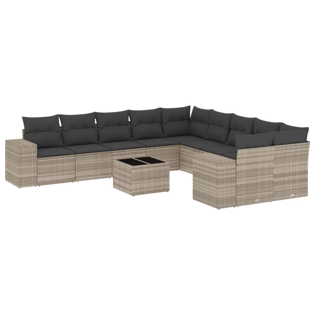 VidaXL Garten sofagarnitur poly-rattan