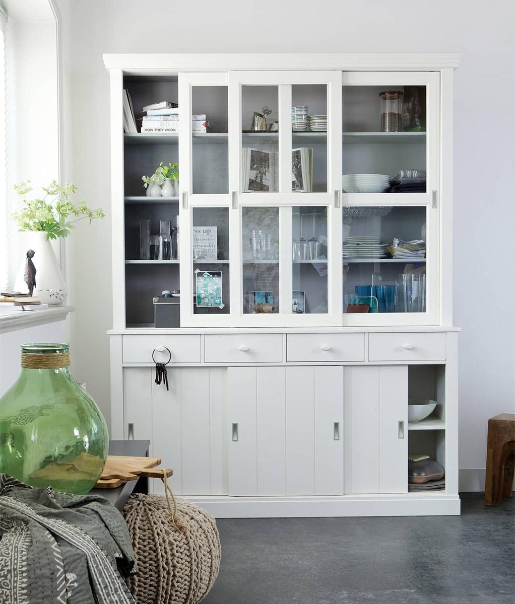 mutoni Buffetschrank Lagos Kiefer FSC 214x166 weiss