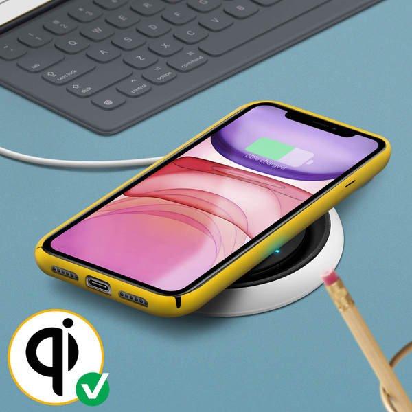 Avizar Soft Touch Hülle iPhone 11 Gelb