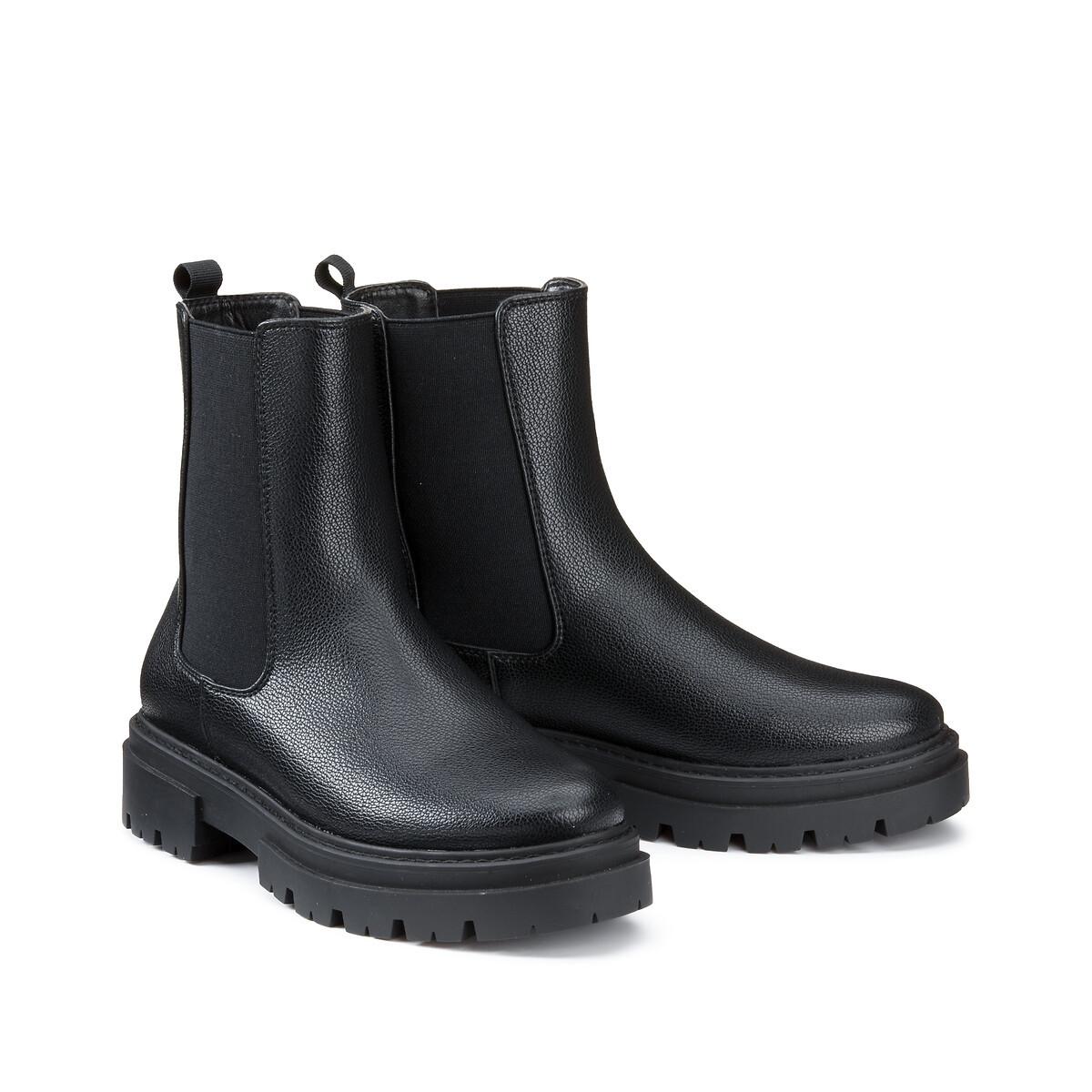 La Redoute Collections Chelsea-Boots mit Profilsohle