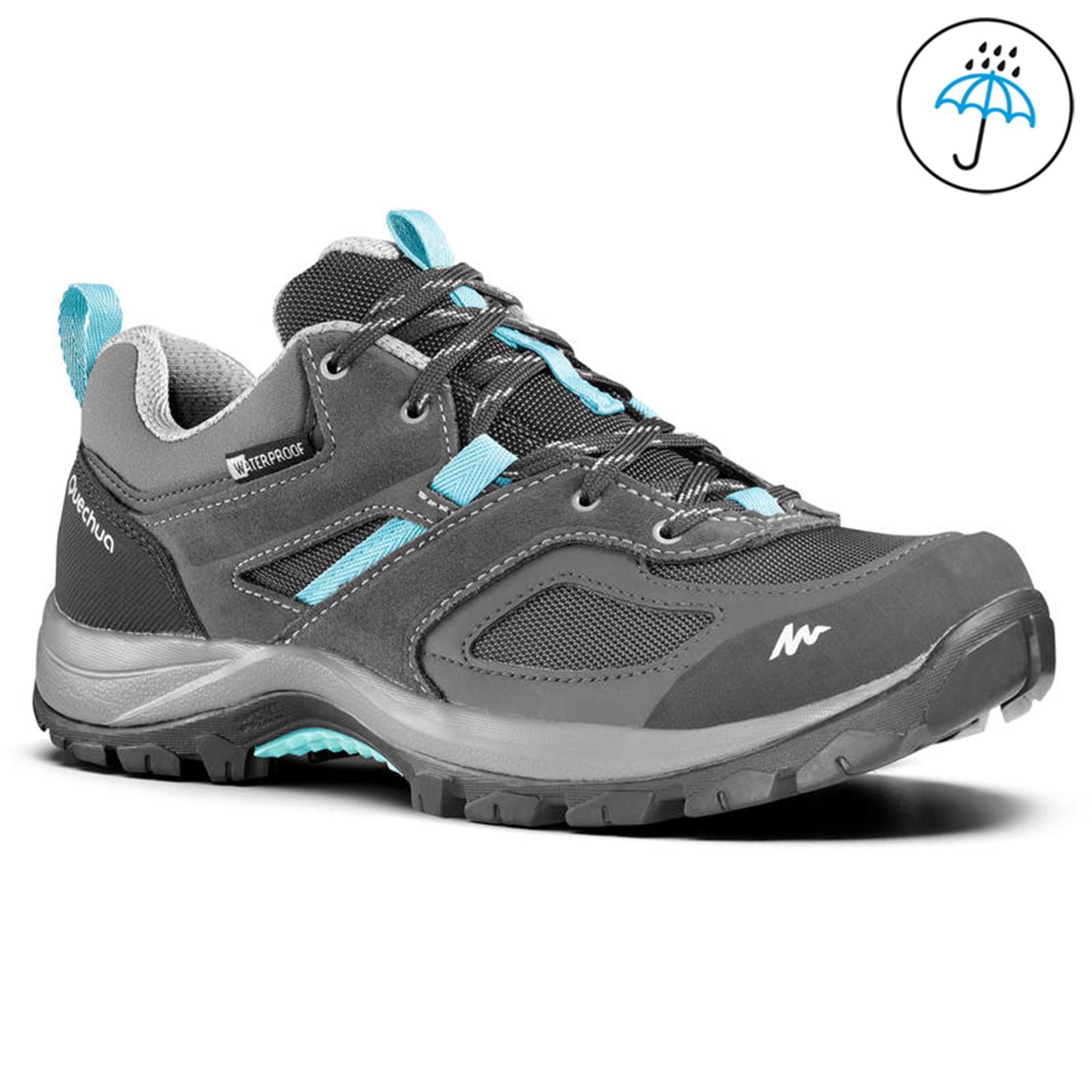 QUECHUA Wanderschuhe Bergwandern MH100 wasserdicht Damen