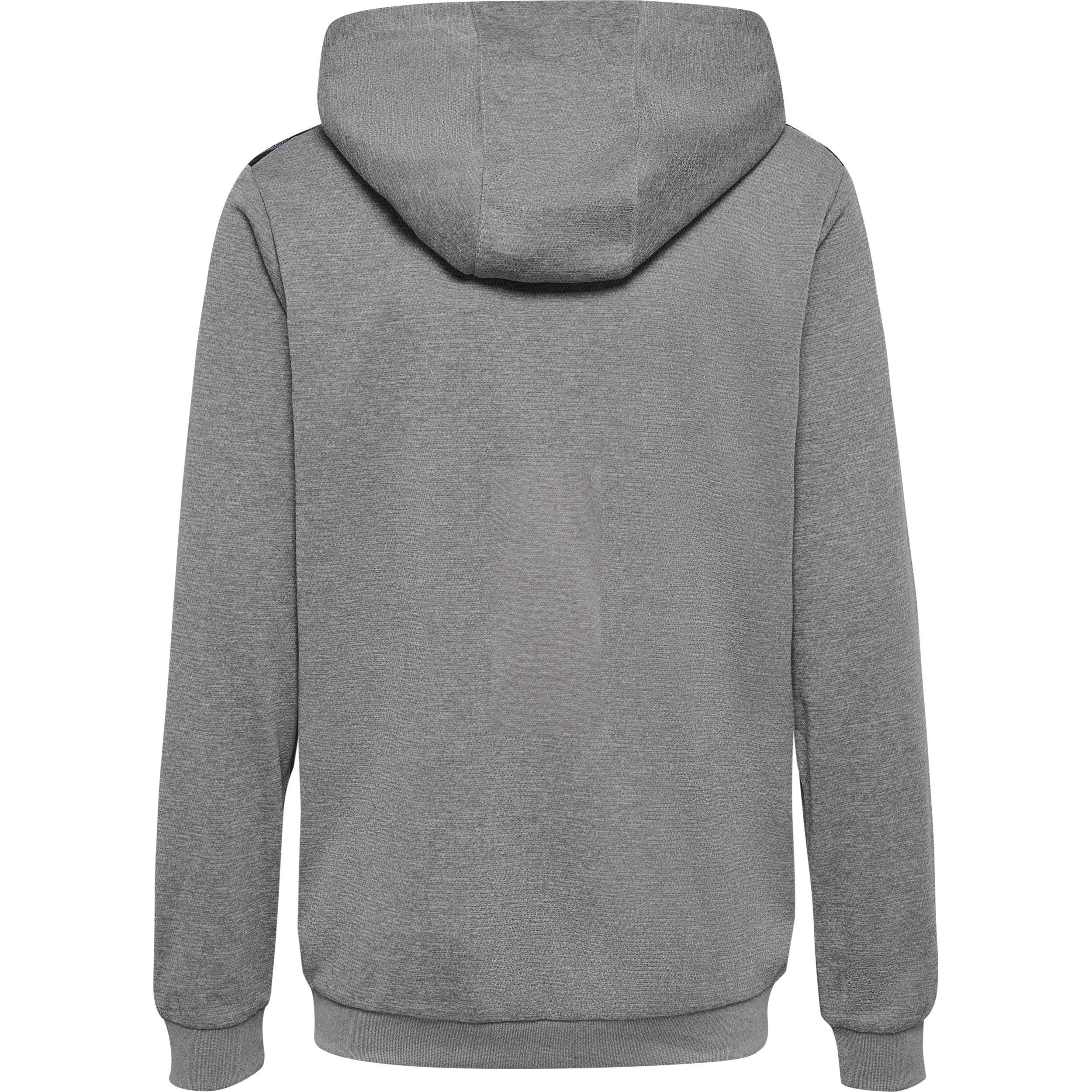 Hummel kinder-trainingsjacke mit kapuze und reißverschluss aus polyester authentic