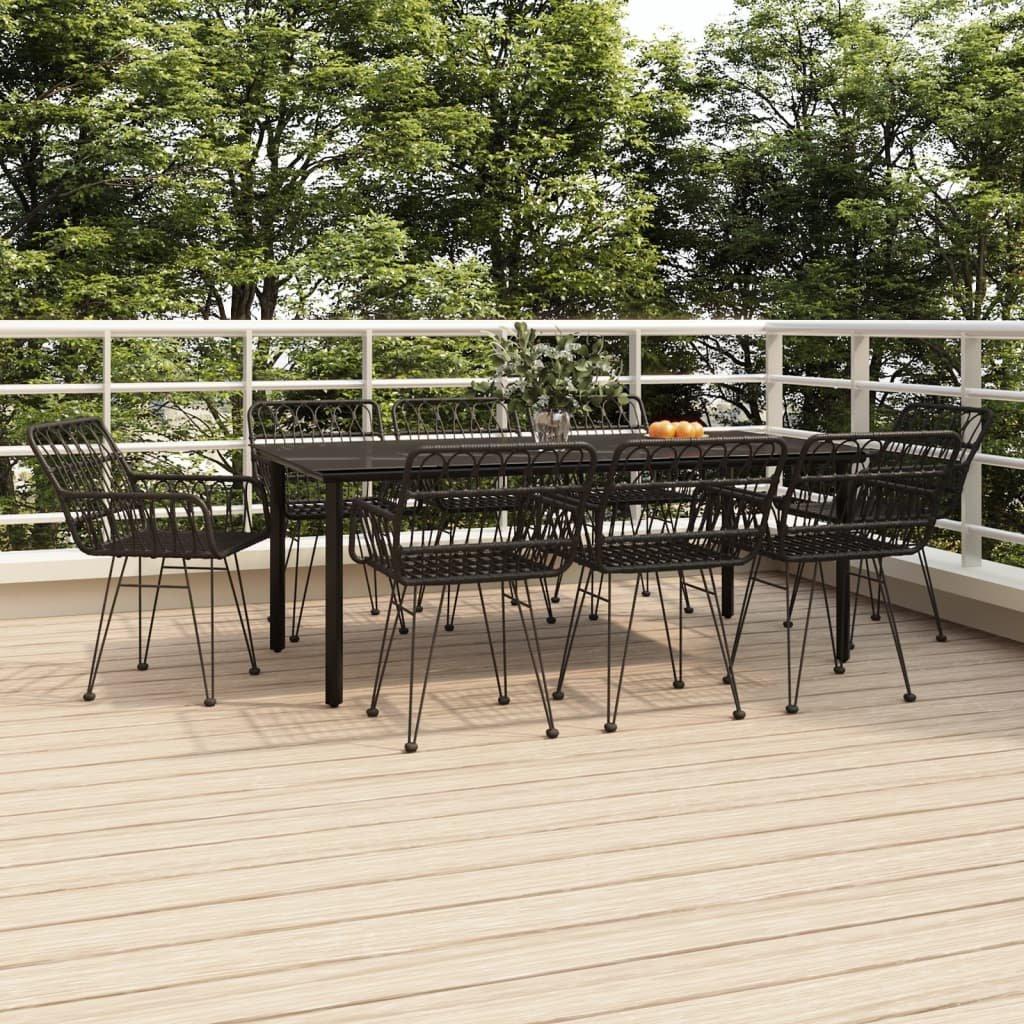 VidaXL Garten essgruppe poly-rattan