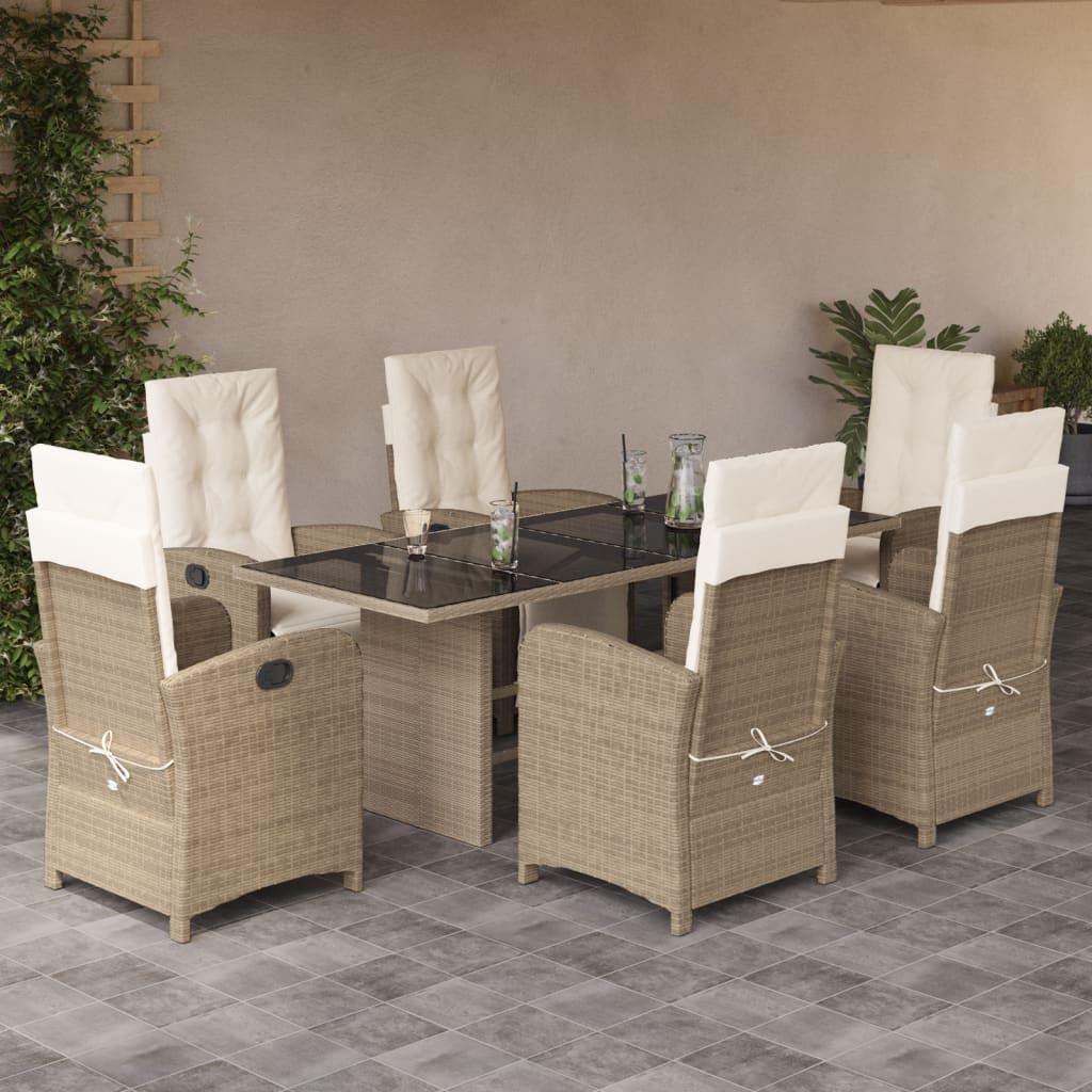 VidaXL Garten essgruppe poly-rattan