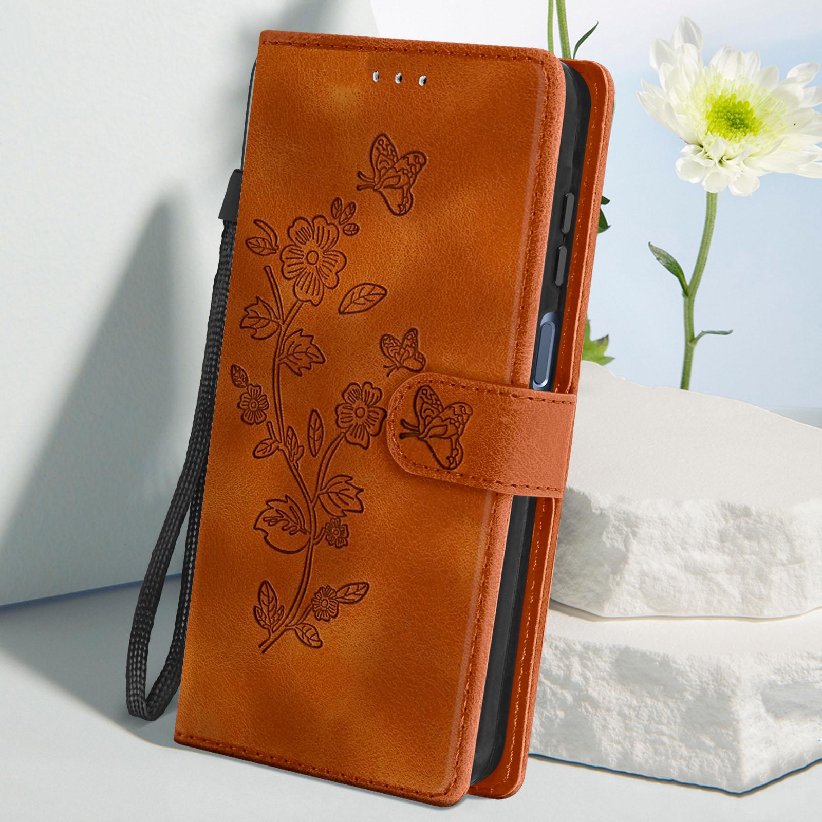 Avizar Samsung A15 5G Etui mit Blumenmuster
