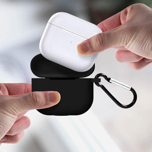 Avizar AirPods 3 Silikon Hülle Schwarz