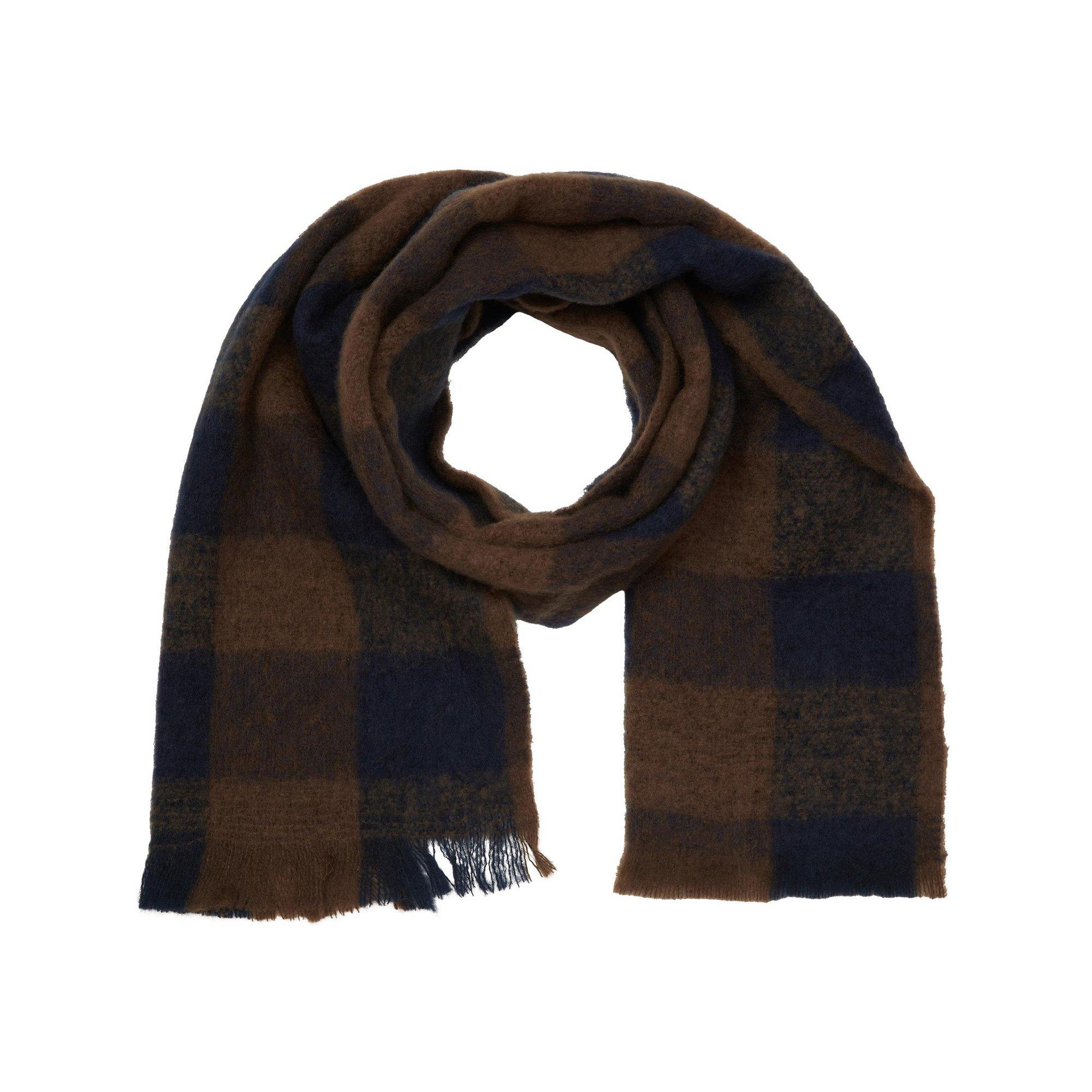 SELECTED SLHHogar Checked Wool Scarf Schal
