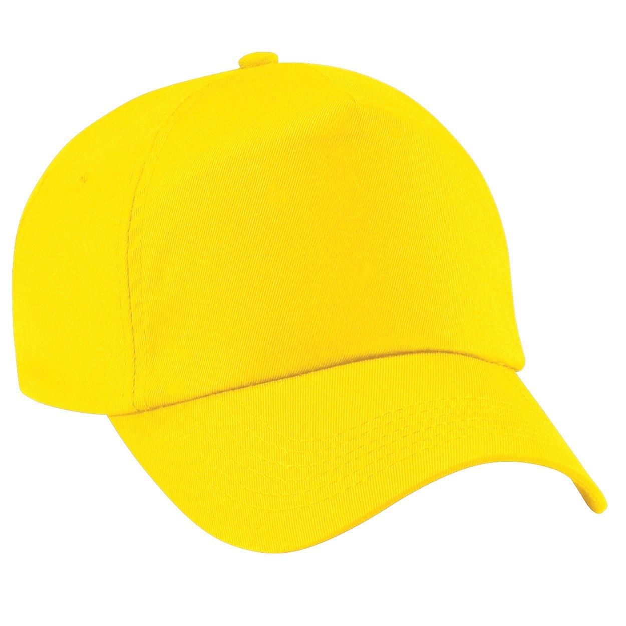 Beechfield Baseballkappe mit 5 Paneelen (2 StückPackung)
