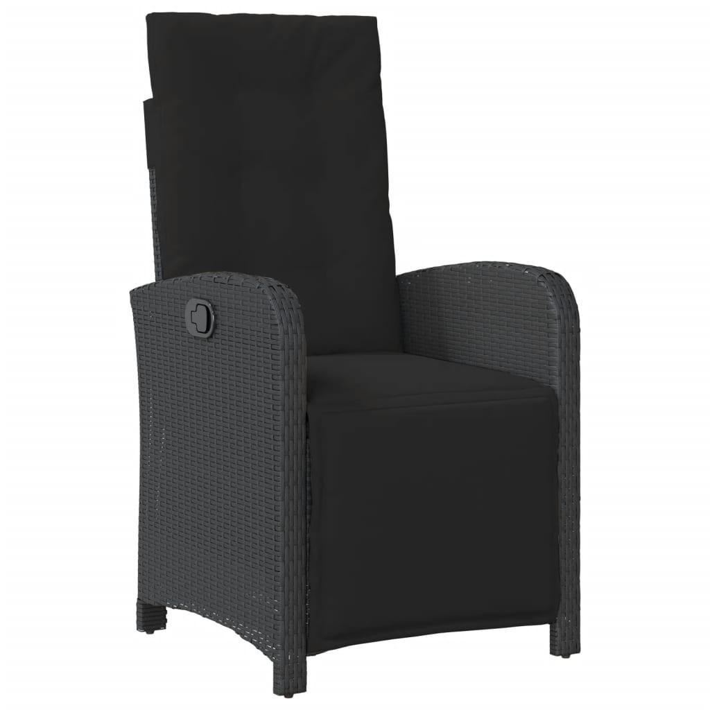 VidaXL Gartensessel verstellbar poly-rattan