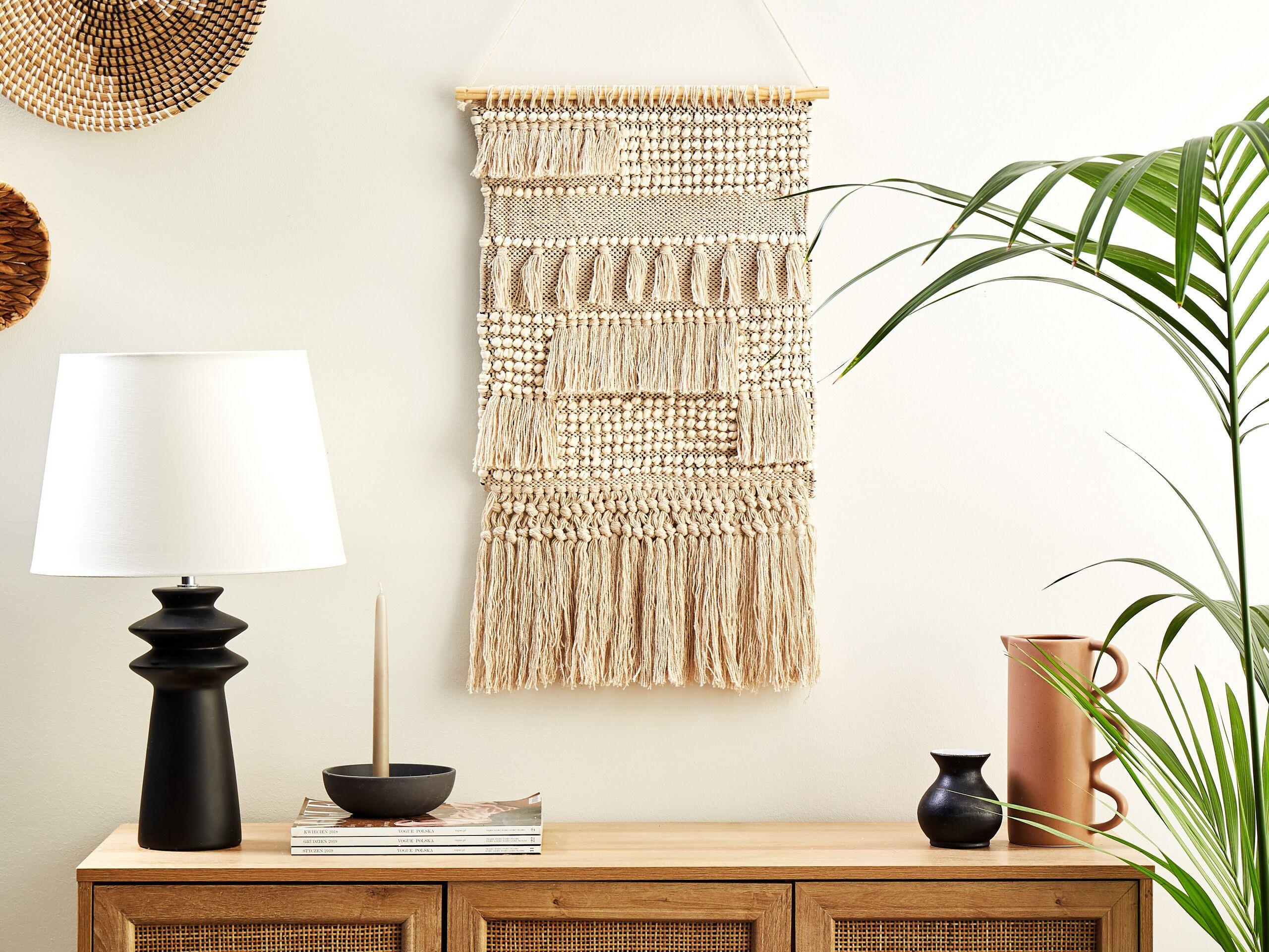 Beliani Wandbehang aus Baumwolle Boho GUJRAT