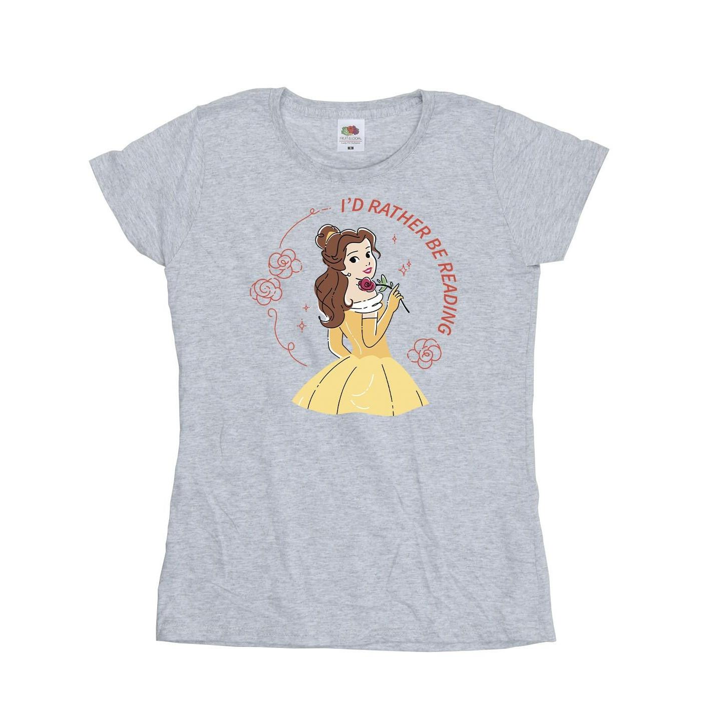 Disney Beauty And The Beast I'd Rather Be Reading T-Shirt