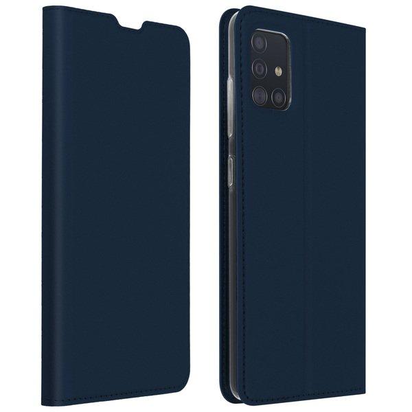 DuxDucis Schickes Cover Galaxy A51 Dunkelblau
