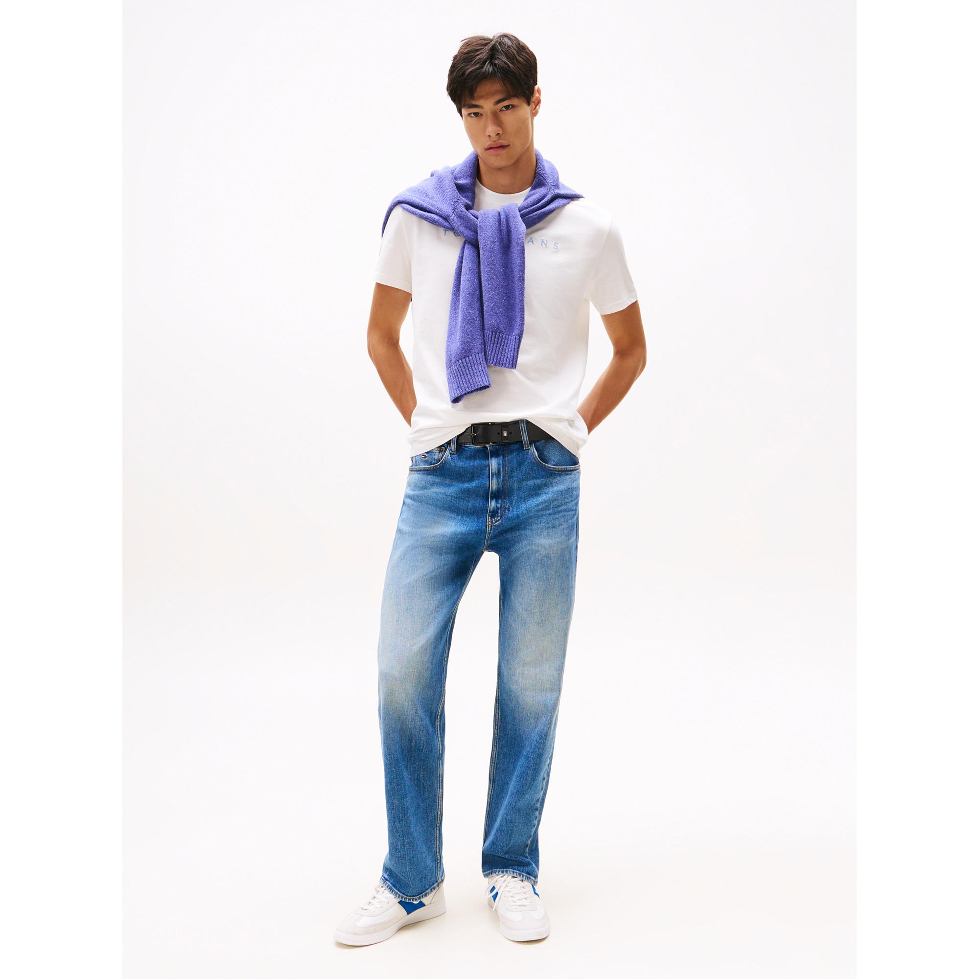 TOMMY JEANS T-Shirt mit aufgesticktem Logo