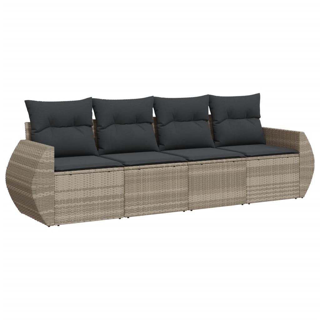 VidaXL Garten sofagarnitur poly-rattan