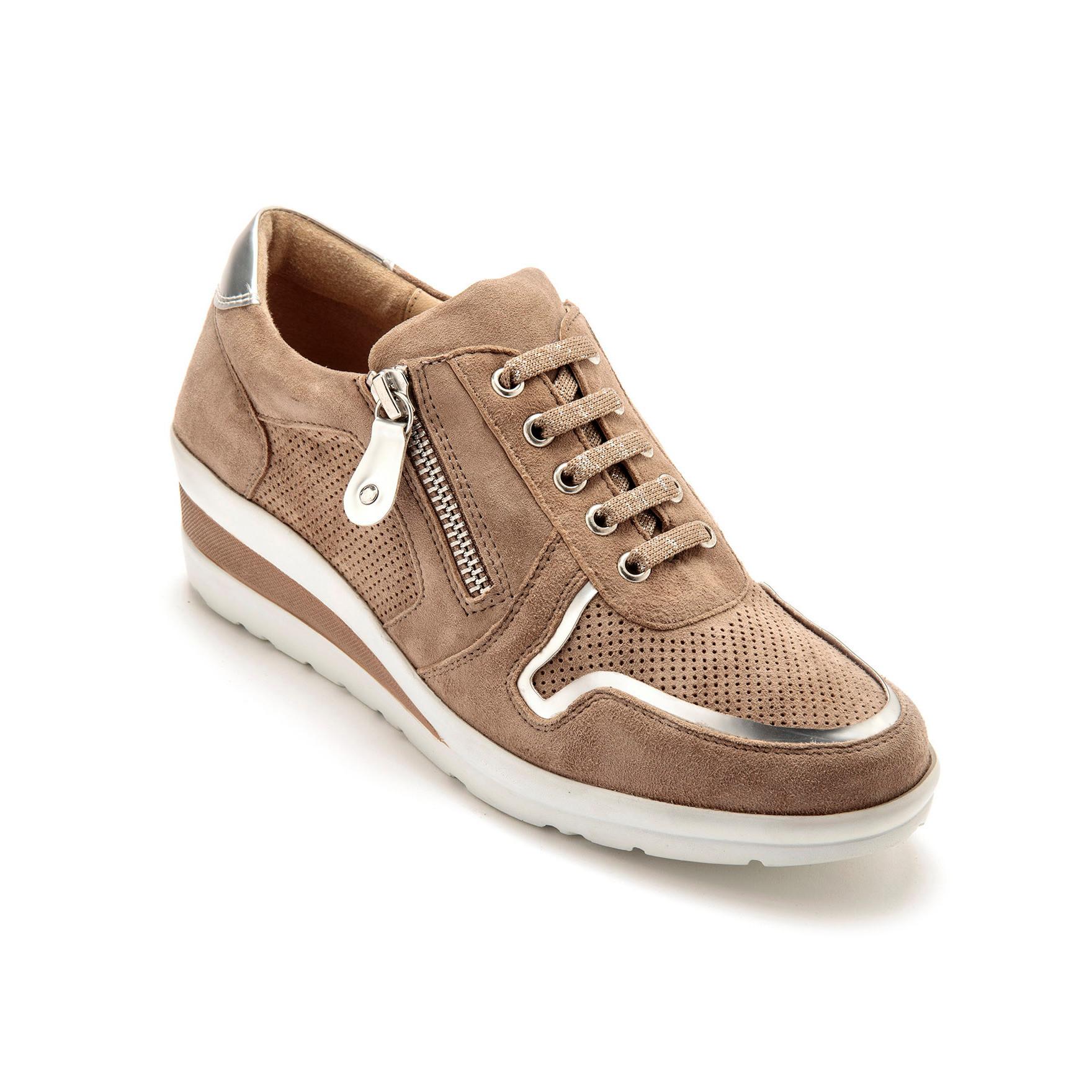 Pédiconfort sneakers mit ledersohle für damen