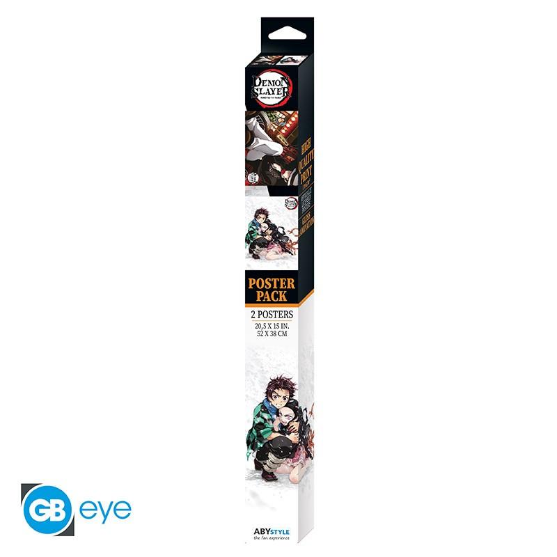 Abystyle Poster - Packung mit 2 - Demon Slayer - Series 3