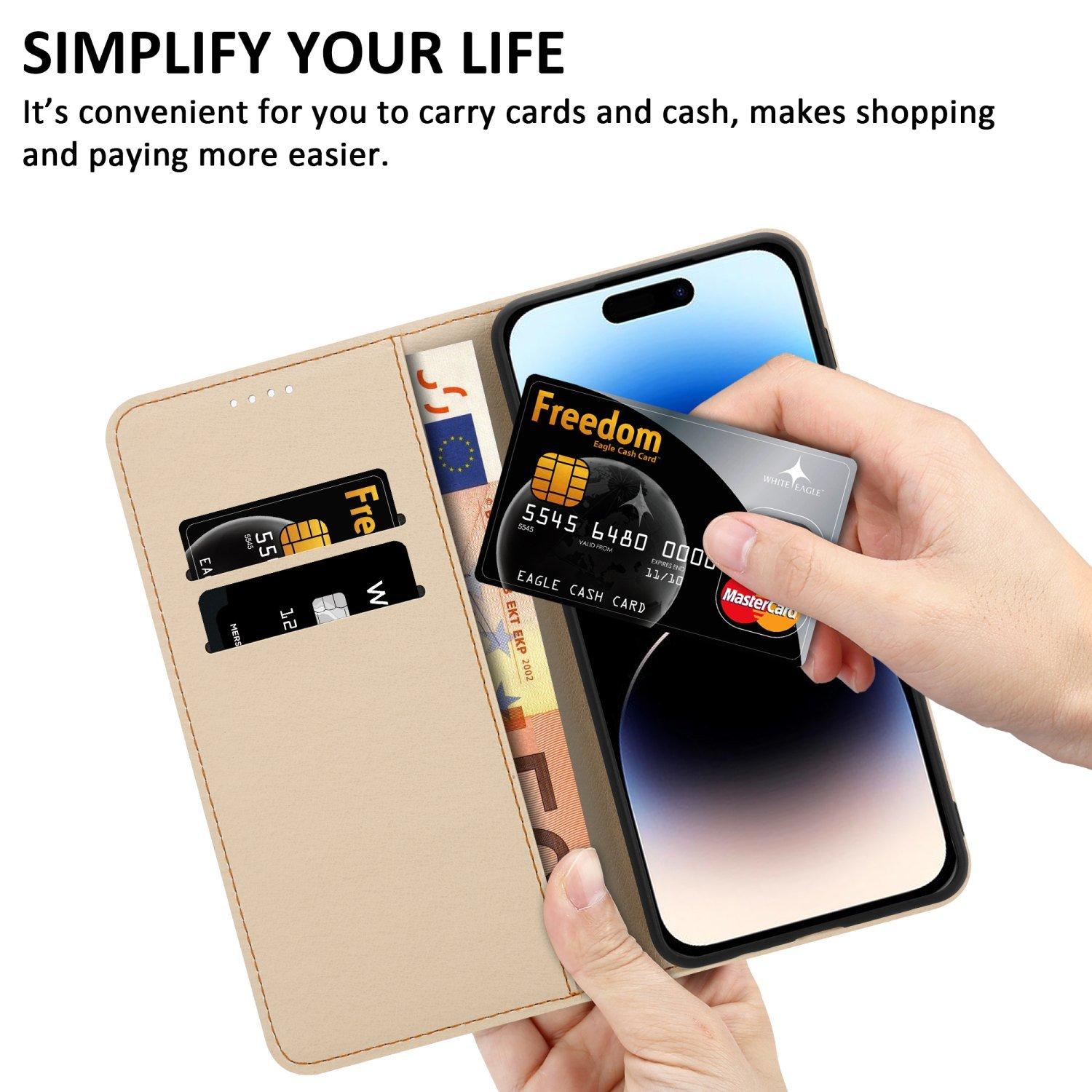 Cadorabo Hülle für Apple iPhone 14 PRO Kartenfach