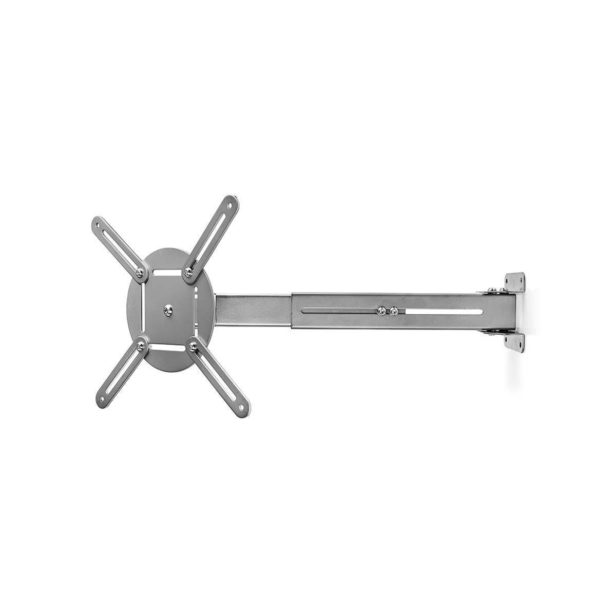 Nedis Projektorhalterung | Vollständig einstellbar | 10kg | Drehbar | Neigbar | Stahl | Silber