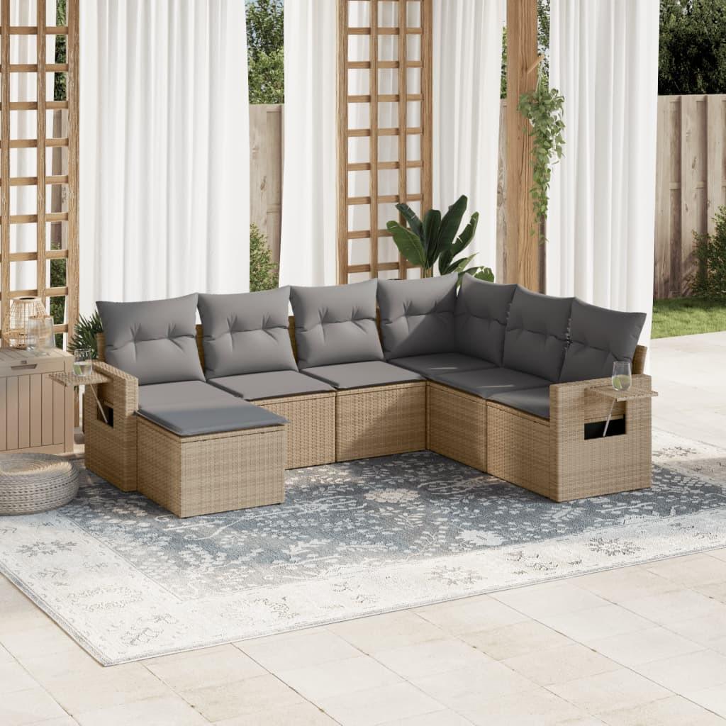 VidaXL Garten sofagarnitur poly-rattan