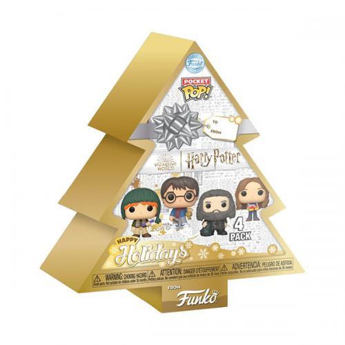 Funko Funko POP! Harry Potter: Happy Holiday Pocket 4PK