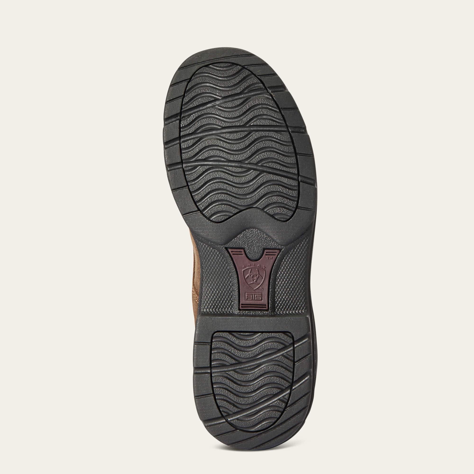 Ariat wasserdichte stiefeletten barnyard twin gore ii antq brn 3.5/6 b