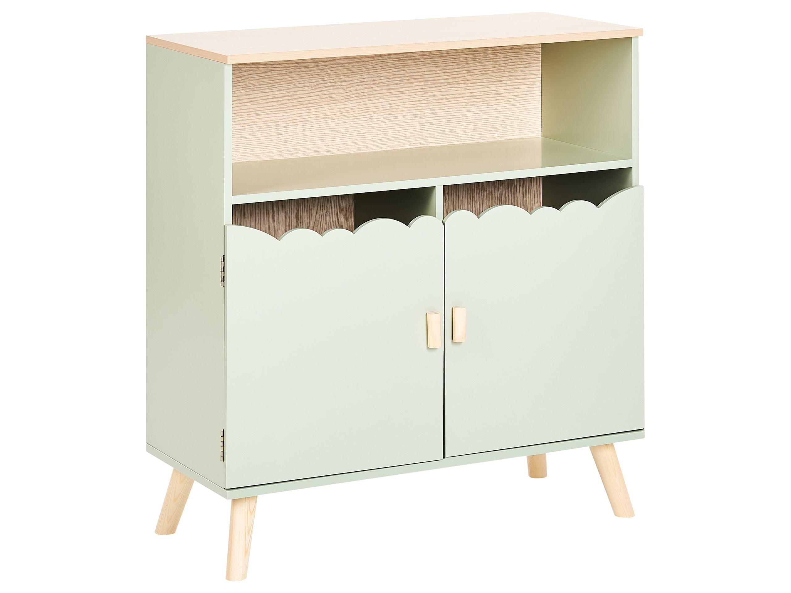 Beliani Schrank aus MDF-Platte Skandinavisch LACKEY
