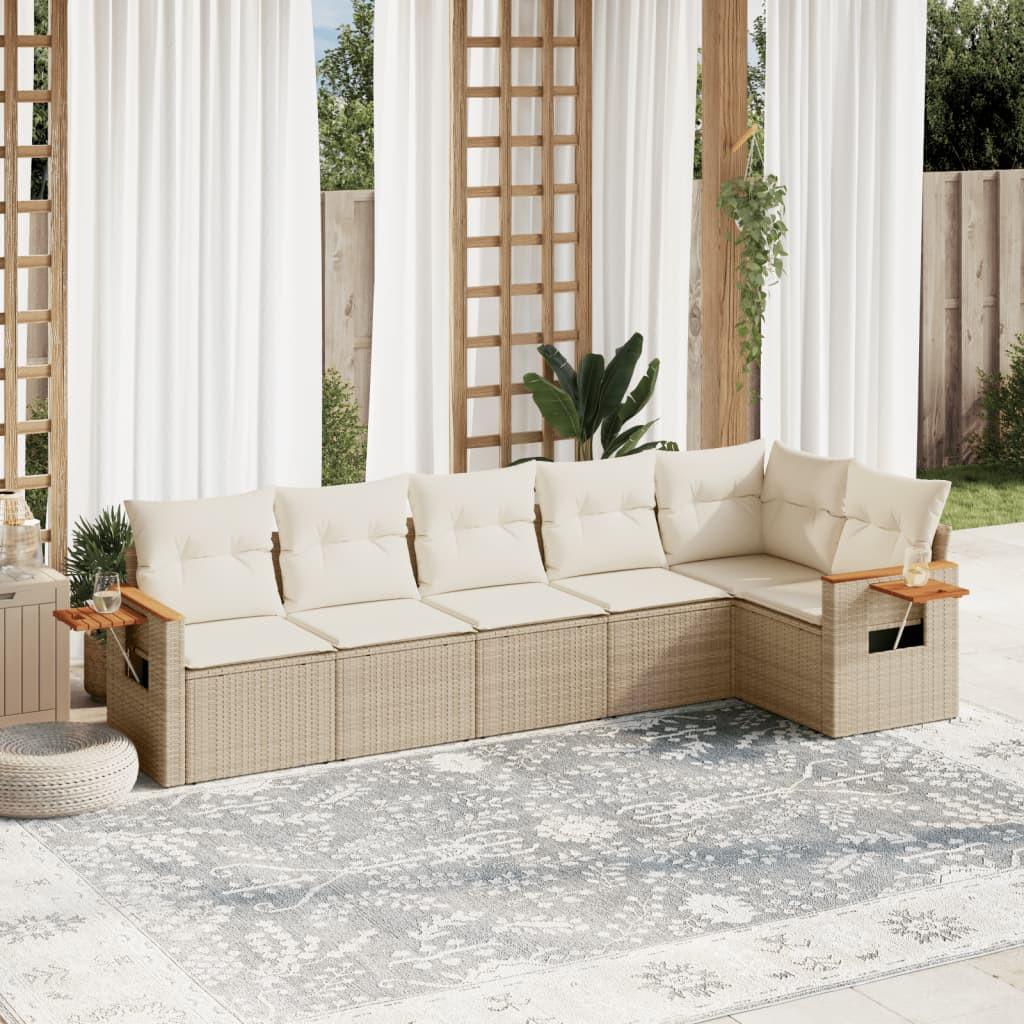 VidaXL Garten sofagarnitur poly-rattan